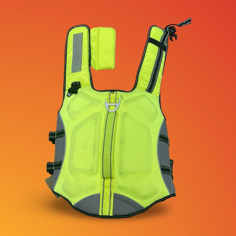 Arcadia Trail High Visibility Dog Life Jacket Flotation Aid Yellow Large